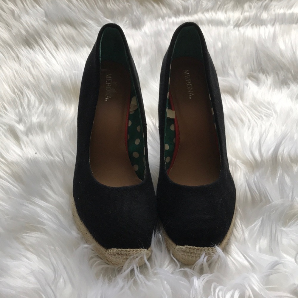 Merona heeled espadrilles